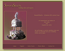 Thumbnail of Website for Cake Decorating
