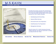 Thumbnail of MS Kahn Business Services Site
