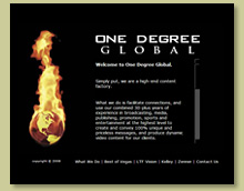 Thumbnail of One Degree Global Site